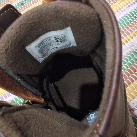 Women's size 7.5 Regular SPERRY Saltwater Duck Boot w/1 in heel in Tan - Picture 6 of 8